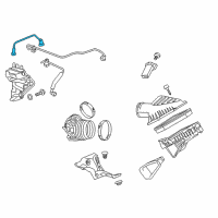 OEM 2019 Cadillac CTS PCV Tube Diagram - 12681424