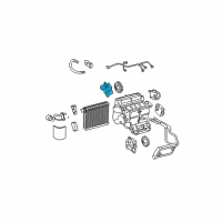 OEM 2011 Lexus GS450h Damper Servo Sub-Assembly (For Airmix) Diagram - 87106-30450