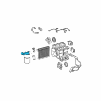 OEM 2015 Lexus IS350 Tube & Accessory Assembly Diagram - 88710-3A420
