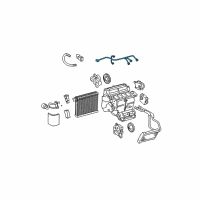 OEM 2015 Lexus IS350 Harness Assy, Air Conditioner Diagram - 82212-30022