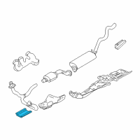 OEM Chevrolet Blazer SHIELD, Exhaust Manifold Diagram - 15668993