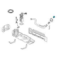 OEM 2006 Cadillac CTS Fuel Cap Diagram - 25862765