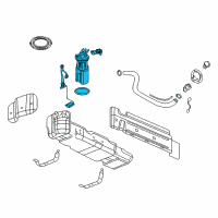 OEM Cadillac Escalade EXT Module Diagram - 19331260