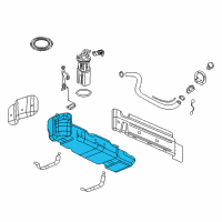 OEM 2012 Chevrolet Suburban 2500 Tank Asm-Fuel Diagram - 23306963
