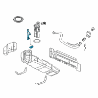 OEM Cadillac Fuel Gauge Sending Unit Diagram - 88965441