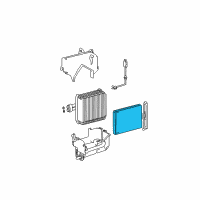 OEM Hyundai Accent Air Filter Diagram - 08790-1C000-A