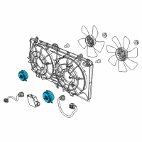 OEM 2017 Chevrolet SS Fan Motor Diagram - 92263228