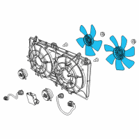 OEM 2015 Chevrolet Caprice Fan Blade Diagram - 22762584