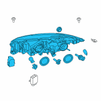 OEM 2014 Ford Transit Connect Composite Assembly Diagram - DT1Z-13008-R