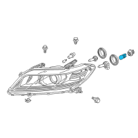 OEM 2016 Honda Accord Bulb (12V 28/8W) (Amber) (Stanley) Diagram - 34906-TK8-A01