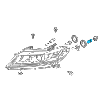 OEM 2017 Honda Odyssey Bulb (12V 28/8W) (Amber) (Stanley) Diagram - 34906-TK8-A01