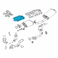 OEM 2016 Nissan Quest INSULATOR Heat Front Diagram - 74754-1JA0A
