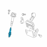 OEM Toyota Prius C Spark Plug Diagram - 90919-01265