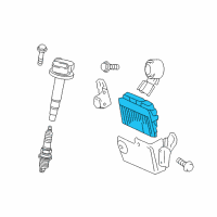 OEM 2015 Toyota Prius C ECM Diagram - 89661-5C751