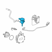 OEM Infiniti QX30 Evap Canister Purge Valve Diagram - 14930-5DD0B