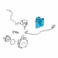 OEM Infiniti CANISTER Assembly-EVAPORATION Diagram - 14950-5DC0A