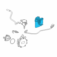 OEM Infiniti QX30 CANISTER Assembly-EVAPORATION Diagram - 14950-5DC0A