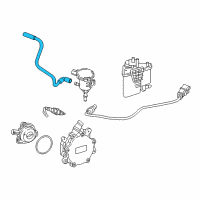 OEM 2019 Infiniti QX30 Hose-Anti Evaporation Control Diagram - 14912-5DD0A