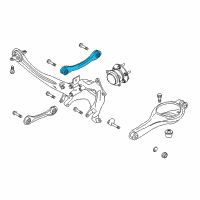 OEM 2017 Lincoln MKC Upper Control Arm Diagram - EJ7Z-5500-C