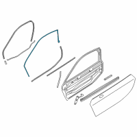 OEM BMW Sealing, Roof Frame Left Diagram - 51-21-7-312-983