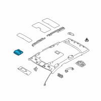 OEM Kia Sportage Lamp Assembly-OVERHEADEAD Console Diagram - 928003W000ED