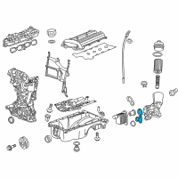 OEM 2015 Buick Encore Cooler Assembly Gasket Diagram - 25195773