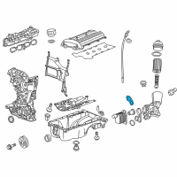 OEM Chevrolet Cooler Assembly Gasket Diagram - 25195781