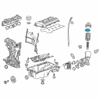 OEM 2017 Chevrolet Trax Filter Cover Seal Diagram - 25195777