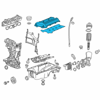 OEM 2015 Chevrolet Trax Valve Cover Diagram - 25198877