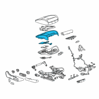 OEM 2019 Buick Regal TourX Seat Cushion Pad Diagram - 39153427