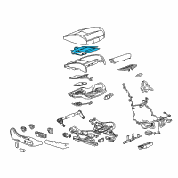 OEM 2019 Buick Regal Sportback Seat Cushion Heater Diagram - 13515185