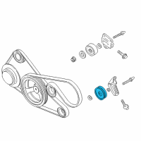 OEM Chrysler Concorde Pulley-Idler Diagram - 4663534