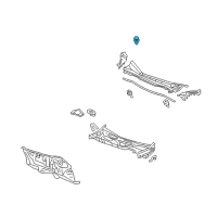 OEM 2012 Honda Civic Clip, Fender (Inner) Diagram - 91501-S04-003