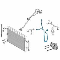 OEM 2021 Lincoln Navigator Liquid Line Diagram - JL1Z-19972-AA