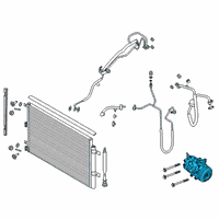 OEM 2020 Ford Expedition Compressor Assembly Diagram - JL1Z-19703-AB