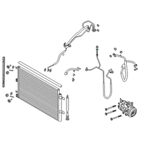 OEM Ford AC Line Seal Diagram - HL3Z-19B596-A