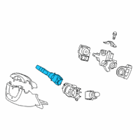 OEM 2016 Honda Accord Switch Assembly, Lighting Diagram - 35255-T2A-K12