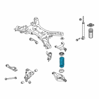 OEM 2015 Infiniti QX60 Rear Suspension Spring Diagram - 55020-3JV0A