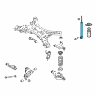 OEM 2017 Infiniti QX60 ABSORBER Assembly - Shock, Rear Diagram - E6210-3JV0B