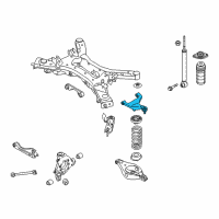 OEM Infiniti QX60 Rear Right Suspension Arm Assembly Diagram - 55501-9NJ0A