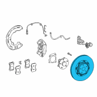 OEM 2022 Lexus LC500 Disc, Front LH Diagram - 43516-11010