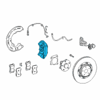 OEM 2019 Lexus LS500 Disc Cylinder Assembly Diagram - 47750-50280