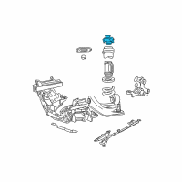 OEM 1999 Ford Mustang Mount Bracket Diagram - F4ZZ-18183-AA