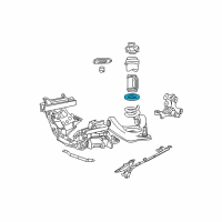 OEM 1986 Ford Mustang Upper Insulator Diagram - E1SZ-5415-A