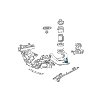 OEM Mercury Lower Ball Joint Diagram - F8AZ-3050-A