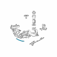 OEM 2003 Ford Mustang Reinforce Bar Diagram - F6ZZ-5B112-BA