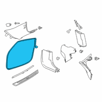 OEM 2022 Toyota GR Supra Surround Weatherstrip Diagram - 62311-WAA01