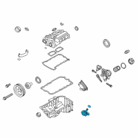 OEM 2014 BMW 435i xDrive Oil Levelling Sensor Diagram - 12-61-7-638-341