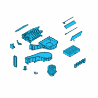 OEM Kia Blower Unit Diagram - 971003F800