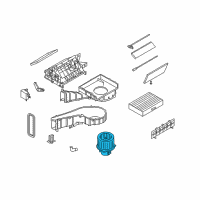 OEM Kia Amanti Motor & Wheel Assembly Diagram - 971123F100